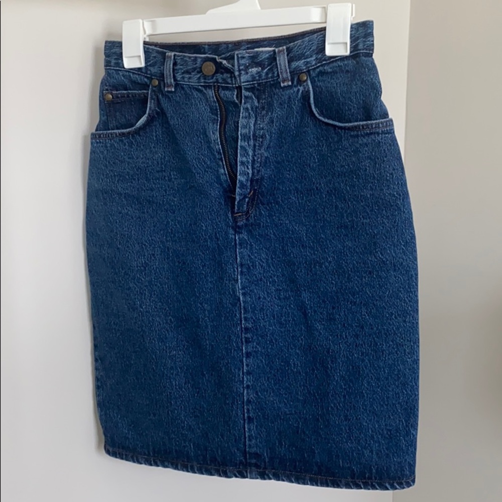 Vintage Levi’s Midi Jean Skirt